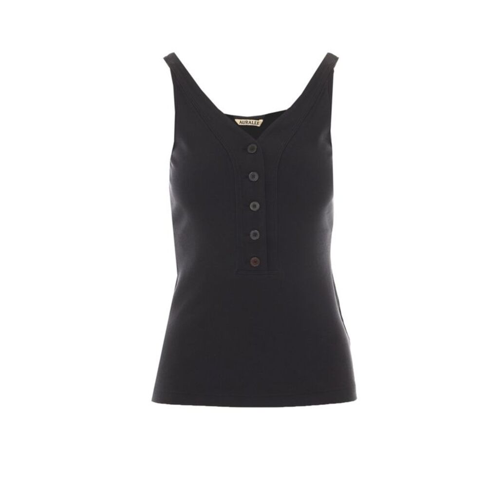 Auralee Women Organic Cotton Fine Rib Tank